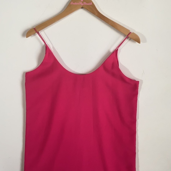 LILA ROSE Fushia spaghetti slip dress size 4, NWOT - Picture 3 of 13